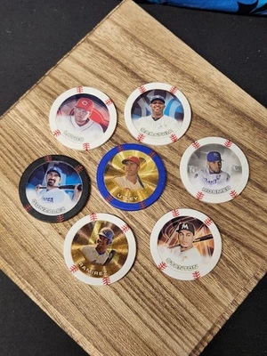 Lote De 7 FICHAS DE PÓQUER 2014 TOPPS MLB CHIPZ VARIAS RAREZAS Dorado Azul Negro Blanco Foto 1 de 4