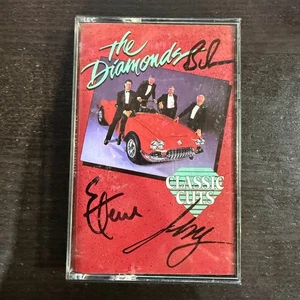 The Diamonds Classic Cuts Cassette Tape 1988 Vintage Signed Music - Picture 1 of 4