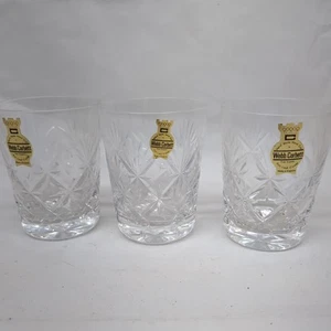 SET OF 3 WEBB CORBETT GEORGIAN OLD FASHIONED/WHISKY GLASSES SMALLER SIZE - Picture 1 of 4