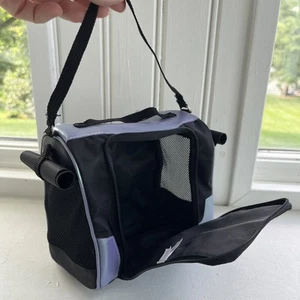 American Girl Doll Today 2003 Coconut Dog Travel Carrier Zipper Bag Black/Purple - Bild 1 von 8