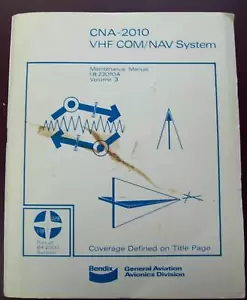 Bendix CNA-2010 Com/Nav Original Maint Manual Vol 3 - Picture 1 of 1