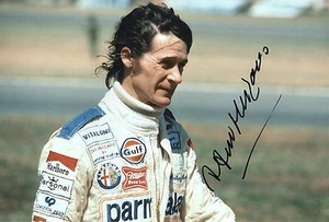 Formula 1 Driver Arturo Merzario Hand Signed Photo 12x8" E - Picture 1 of 1
