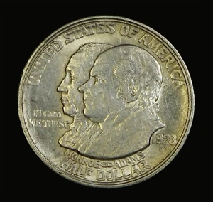 1923-S Monroe Commemorative Silver Half Dollar - Picture 1 of 2