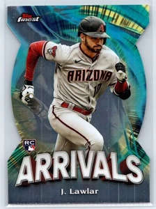 2024 Topps Finest Arrivals A-16 Jordan Lawlar, Arizona Diamondbacks - Picture 1 of 2