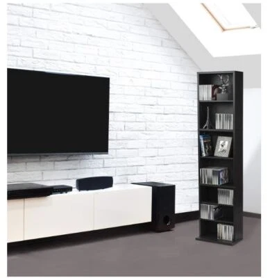 261 CD DVD Storage Cabinet Holder Shelf Organizer Stand Game Display Space Saver - Image 1 of 4