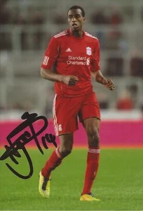 LIVERPOOL: FOTO DE ACCIÓN FIRMADA POR MICHAEL NGOO 6x4 + certificado de autenticidad - Imagen 1 de 1