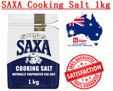 New SAXA Cooking Salt 1kg Natrual Sea Salt + Free Shipping