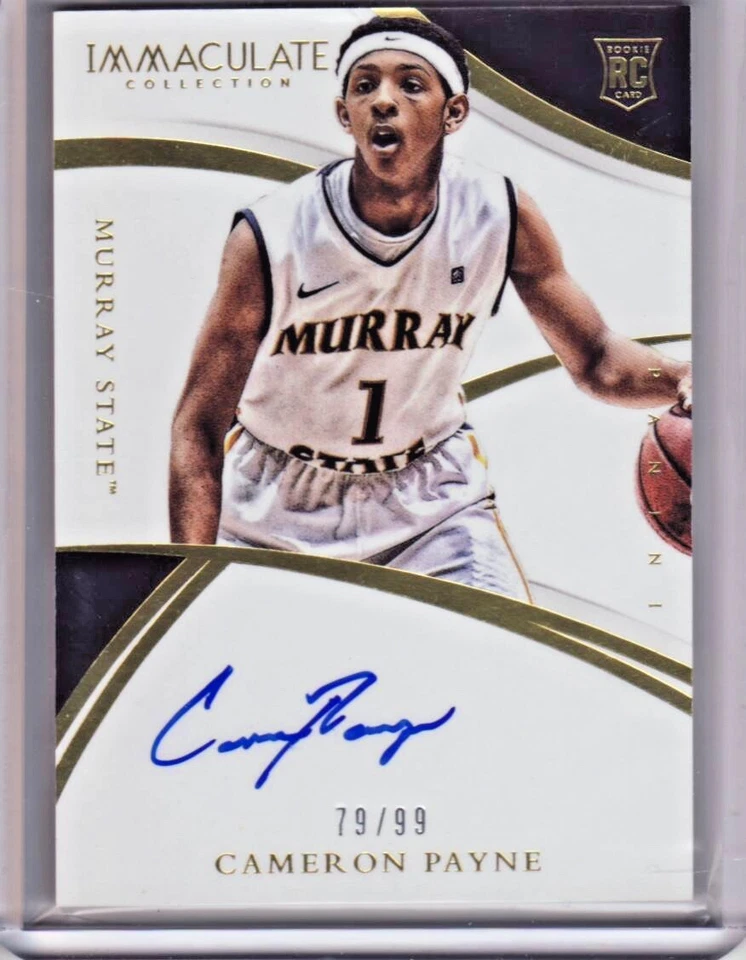 Panini Immaculate Cameron Payne Murray State 2015 radiocontrol con tarjeta automática novato 79/99 Foto 1 de 1