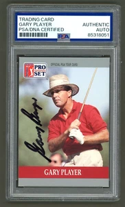 Gary Player Signed 1990 Pro Set PGA Tour Card #79 (PSA) HOF Golfer Masters - Picture 1 of 2