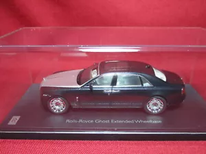 1:43 Scale Rolls Royce Ghost EWB Extended Wheelbase Darkest Tungsten Model Car - Picture 1 of 6