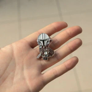 Cosplay Star Wars Mandalorian Baby Yoda Jedi Pin Badge Brooch Accessories Props - Picture 1 of 12