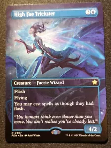 High Fae Trickster - Borderless - FDN - MTG - EN - NM - 0307 - Picture 1 of 1
