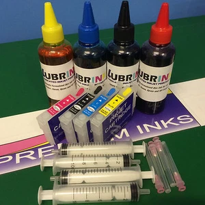 Refillable Reset Cartridges INK FOR EPSON Workforce WF2650DWF WF2660DWF T1631-4 - Picture 1 of 4