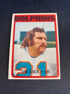 1972 TOPPS FOOTBALL #9 JIM KIICK!! $1 SHIPPING!! - Picture 1 of 2
