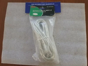 USB 2.0 Rallonge 5 Mètres HEDEN CAB50USBAB USB Male vers USB Femelle 480 Mbps - Picture 1 of 3