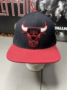 Sombrero Mitchell & Ness Chicago Bulls NBA SnapBack Sombrero Ajustable Madera Dura Clásicos - Imagen 1 de 7