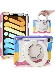 iPad Air 5th/4th Generation Case 10.9 inch with Rotating Stand Pencil Holder for - Picture 1 of 7