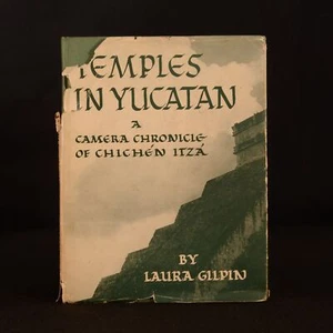 1948 Temples in Yucatan by Laura Gilpin First Edition Illustrated Dustwrapper - Picture 1 of 10