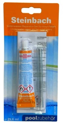 Steinbach Reparaturset Unterwasserkleber Pool Schwimmbad Kleber Folie für intex - Bild 1 von 3