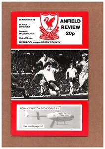 Liverpool v Derby County 1978-1979 Division One 14/10/1978 - Picture 1 of 2