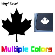 Canada Maple Leaf Decal Car Window Door Bumper Vinyl Sticker Flag