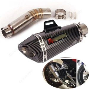 For Honda CBR500R CB500F/X 2013-2019 Exhaust Tips 51mm Muffler Pipe Reserve Cat - Picture 1 of 11
