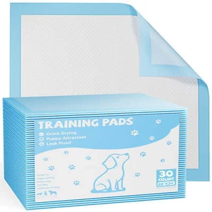 30 Count Dog Pee Pads 28 x 34 inch, Disposable Training Puppy Pet Piddle - Picture 1 of 8