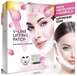 V Line Mask Neck Mask Face Lift V Lifting Chin Up Patch Double Chin Reducer - Picture 1 of 7