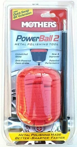 Herramienta de pulido de espuma Mothers PowerBall 2 metal cromo aluminio pulidora de plástico - Imagen 1 de 2