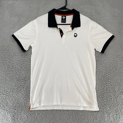 Polo REI X Exterior Afro Para Hombre Mediano Blanco Cuello Manga Corta Foto 1 de 4