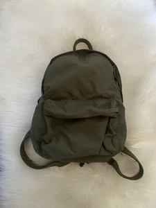 John Galt Backpack Olive Green Nylon Canvas Straps Brandy Melville - Picture 1 of 8
