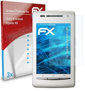 atFoliX 3x Protecteur d'écran pour Sony-Ericsson Xperia X8 clair - Photo 1 sur 9
