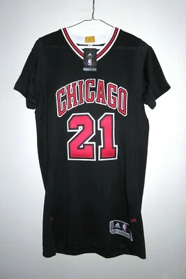 Nueva Camiseta Adidas Auténtica Chicago Bulls Jimmy Butler Rev Mangas Corte Profesional L Foto 1 de 4