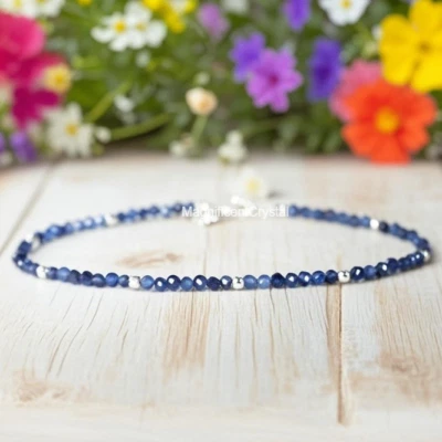 2025HOT сапфировый браслет женщин исцеление энергии Рейки ручной работы камень ювелирных изделий - Изображение 1 из 4