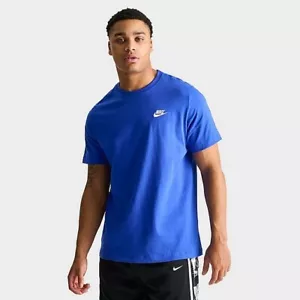 NIKE SPORTSWEAR CLUB T-SHIRT Game Royal AR4997-480 Herren Small - Bild 1 von 8