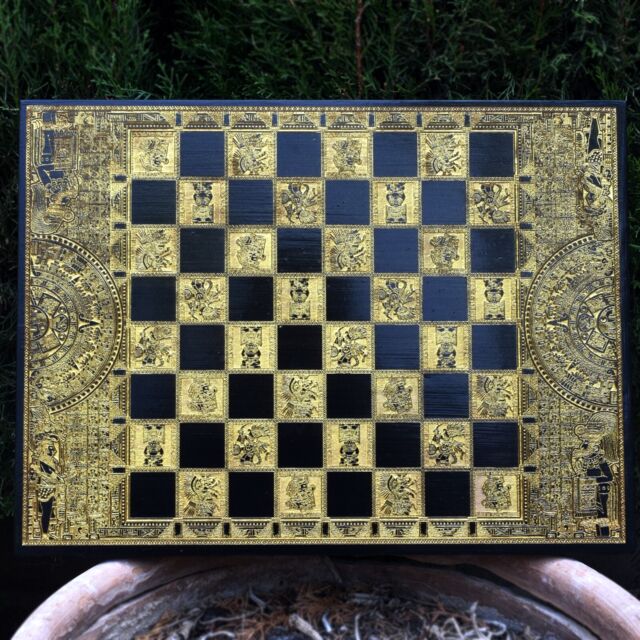  The House of Staunton Folding Walnut & Maple Wooden Chess Board  - 2.25 with Notation & Logo : Toys & Games