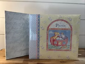 3C) C. R. Gibson Cathy Heck Arche Noah 3-Ring Taschenseiten Album Baby Buch Neu - Bild 1 von 8