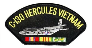 C-130 Hercules Vietnam schwarzer Hutaufnäher - Bild 1 von 1