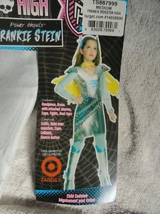 Rubie's Girl's Monster High Frankie Stein Costume Size Large 12-14 - Picture 1 of 2