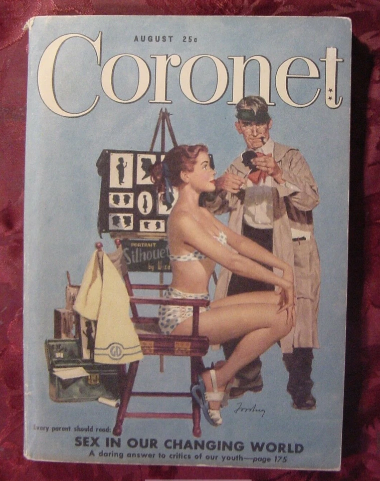 CORONET August 1947 ARTHUR SZYK TOMMY JIMMY DORSEY DALMATIONS EDGAR ALLAN POE Foto 1 de 1