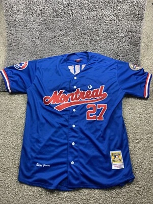 Camiseta Mitchell & Ness Guerrero Auténtica 2018 Montreal Expos Talla 2 XL Foto 1 de 4