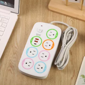 Protector contra sobretensiones Power Strip, universal, equipado con interfaces USB y tipo C - Imagen 1 de 12