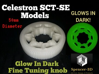PERILLA DE ENFOQUE BRILLANTE EN LA OSCURIDAD para telescopios Celestron SCT-SE 50 mm de diámetro-ENFOQUE FINO  Foto 1 de 4