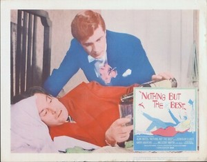 ALAN BATES, Nothing But the Best (‘64) Lobby Card #2, Denholm Elliott