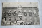 POIX DU NORD HOTEL DE VILLE PAVOISE INAUGURATION MONUMENT 1924 CPA R2736
