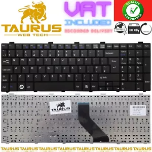 Nuevo teclado de repuesto Fujitsu Lifebook ah530 ah531 nh751 a512 ah512 serie Reino Unido - Imagen 1 de 3