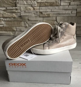 NEU echt Leder Geox Gr. 29 Respira Kilwi Stiefel Schuhe Sneaker Mädchen Kinder - Bild 1 von 7