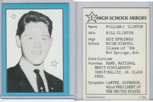 1993 Freedom Press, High School Heroes, #1 William J. Clinton - Bild 1 von 1
