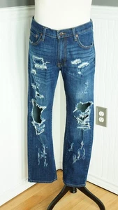 Lucky Brand Herrenjeans Größe 32 x 30 410 sportlich schmal blau Denim abgenutzte Hose - Bild 1 von 4