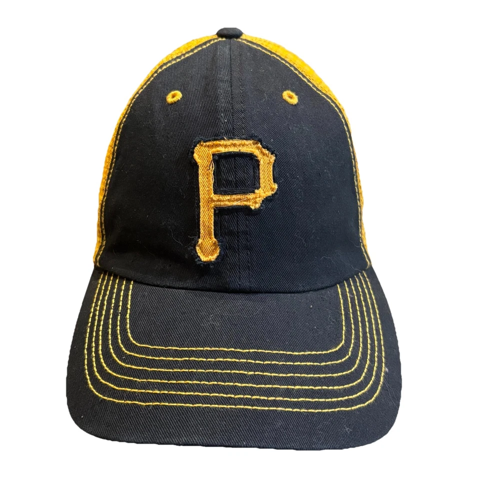 Gorra de los Piratas de Pittsburgh de la marca 47 gorra gorra camionero malla elástica cierre negro Foto 1 de 4